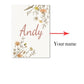 Wildflowers Boho Rainbow Personalised Canvas Posters - Just Kidding Store