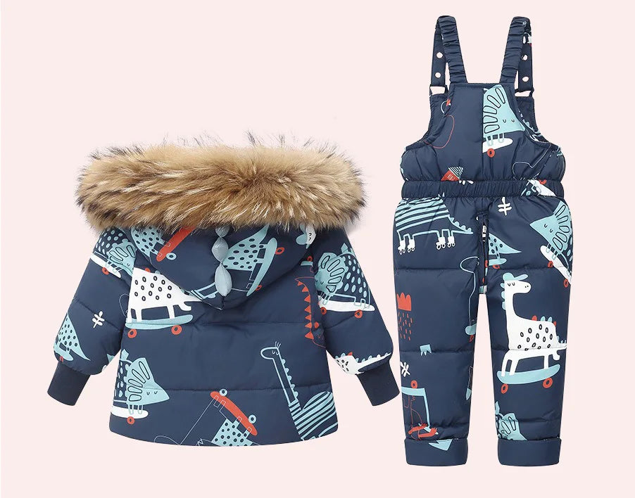 Duck Down Baby Toddler Infant Ski Set - Just Kidding Store