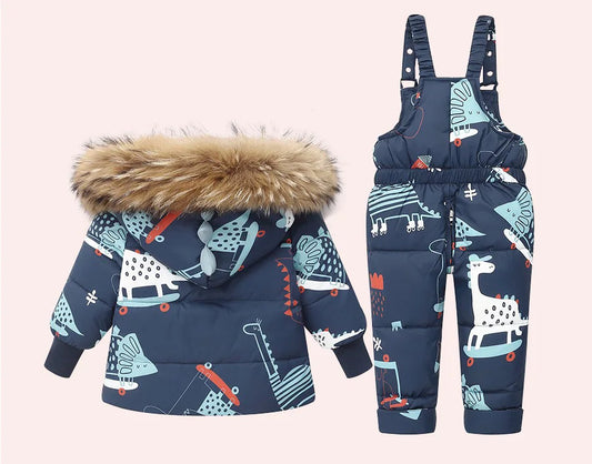 Duck Down Baby Toddler Infant Ski Set - Just Kidding Store