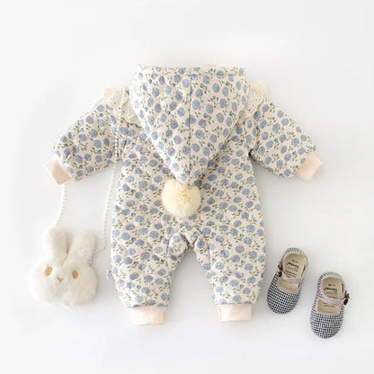 Luxe Pom Pom Floral Jumpsuit - Just Kidding Store
