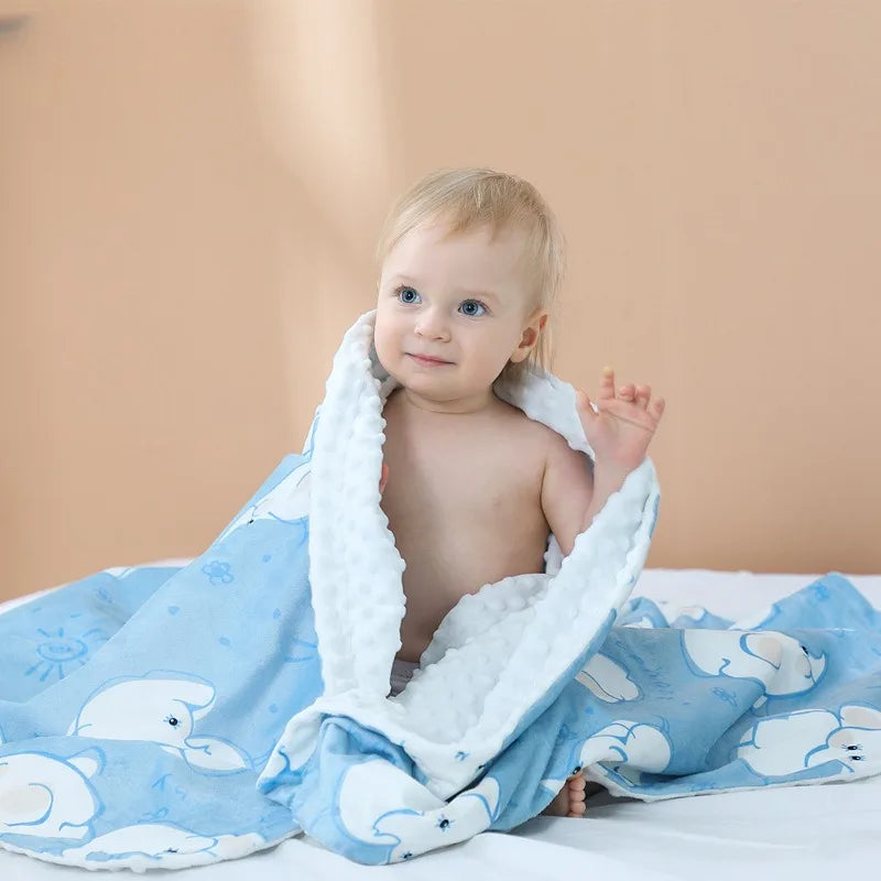 Soft Soothing Baby Nursery Blanket - Lion - Just Kidding Store
