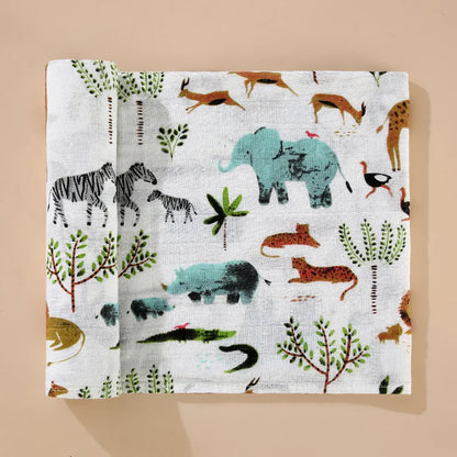 Muslin Blanket - 2 Layers Cotton Swaddle