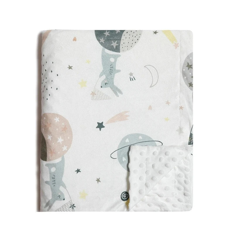Soft Soothing Baby Nursery Blanket - Lion - Just Kidding Store