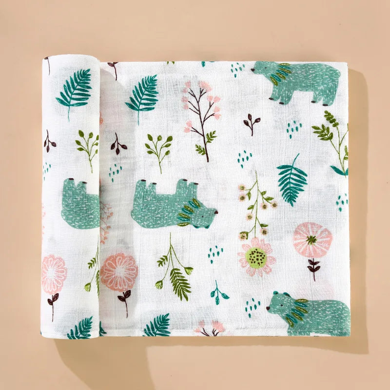 Muslin Blanket - 2 Layers Cotton Swaddle
