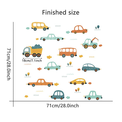 Little Vehicles Wall Stickers - Just Kidding Store