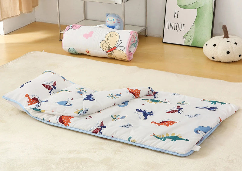 Children Cotton Sleeping Bag With Removable Pillow - Just Kidding Store