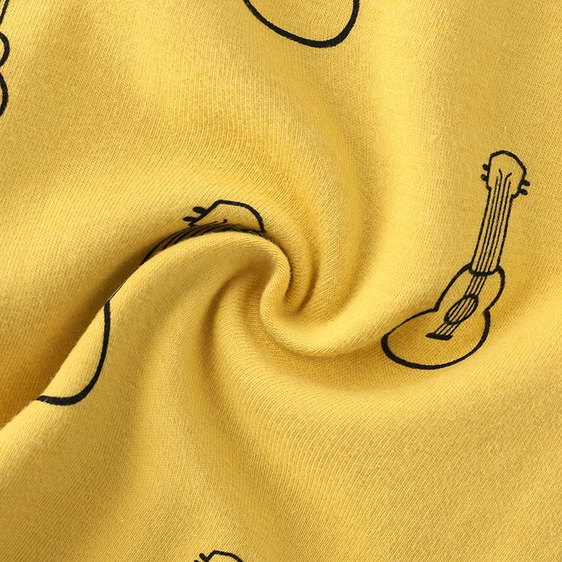 Yellow Guitar Summer Romper - Just Kidding Store