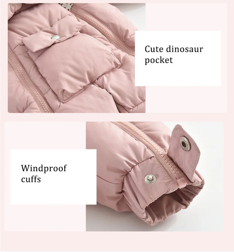 Thick Hooded Snowsuit Set Baby Infant Toddler - Just Kidding Store