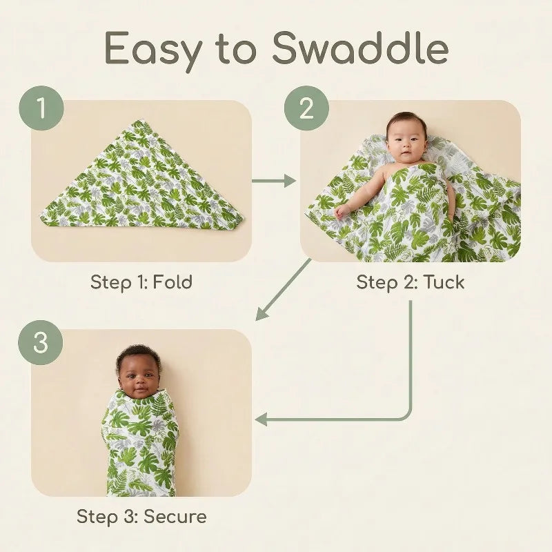 Muslin Blanket - 2 Layers Cotton Swaddle