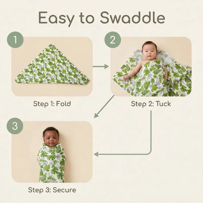 Muslin Blanket - 2 Layers Cotton Swaddle