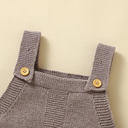 Striped Knitted Baby Infant Toddler Jumpsuit - Just Kidding Store