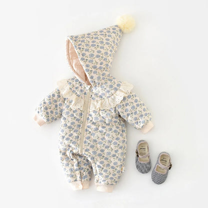 Luxe Pom Pom Floral Jumpsuit - Just Kidding Store