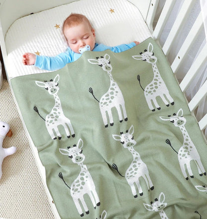 Wiggly Tails Cotton Blanket - Just Kidding Store