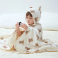 4 Layers Muslin Hooded Towel - Bath Poncho - Just Kidding Store