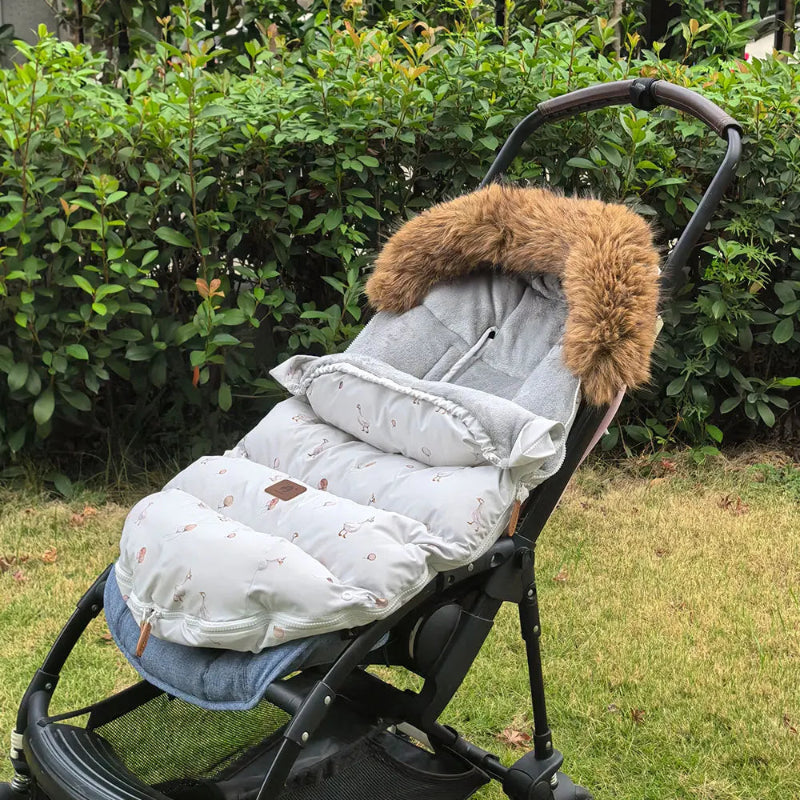 Winter Windproof Footmuff - Universal Pram Sleepsack 0-24M - Just Kidding Store