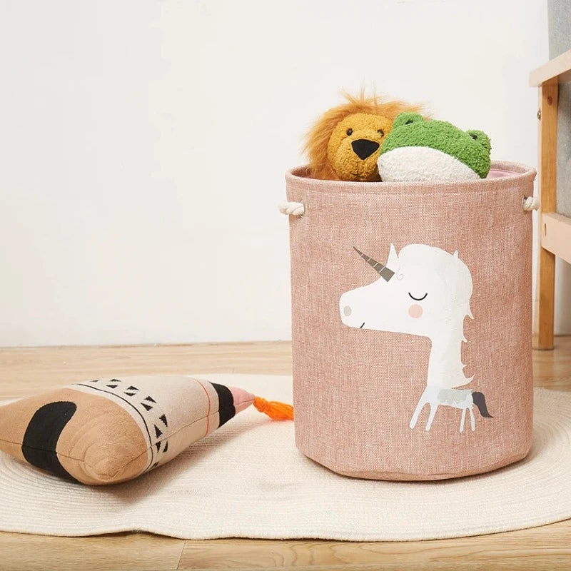 Toy Storage  Basket With Handles - Just Kidding Store