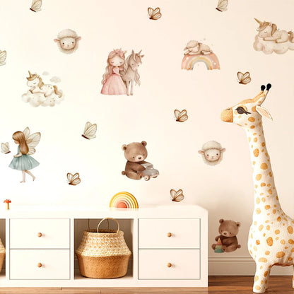Whimsical Fairy Garden Wall Decals - Just Kidding Store