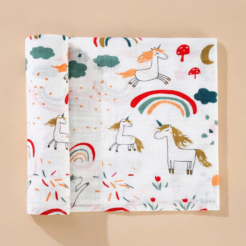 Muslin Blanket - 2 Layers Cotton Swaddle