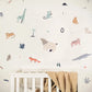 Colorful Zoo Animals Wall Decals - Just Kidding Store
