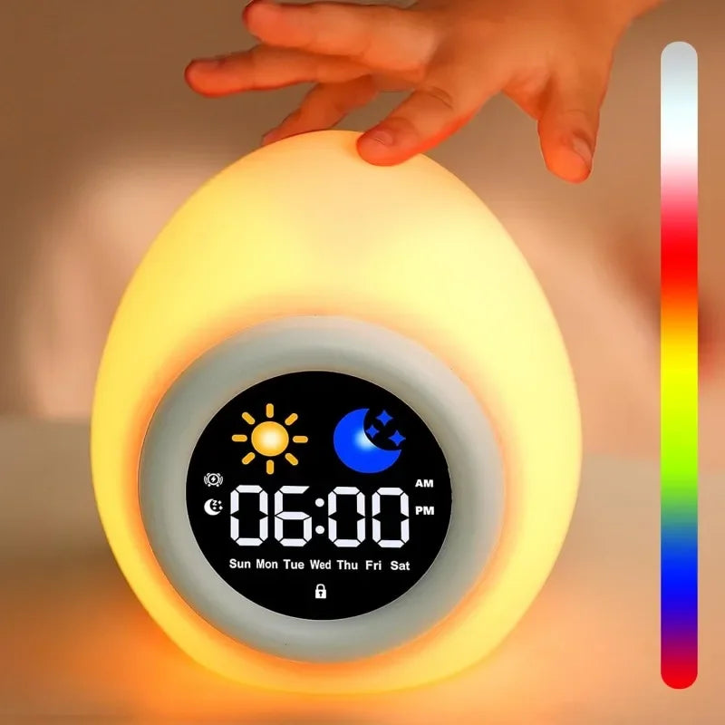 Alarm Clock Touch Control Night Light - Just Kidding Store
