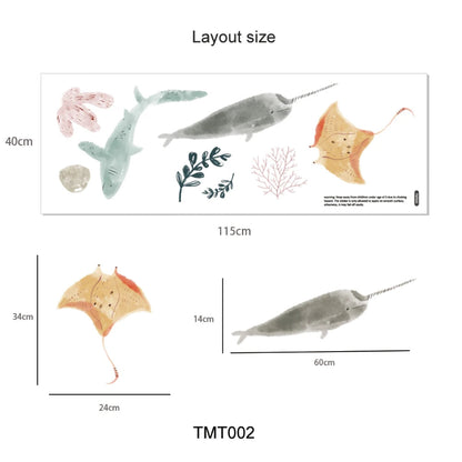 Underwater World Wall Decals - Just Kidding Store