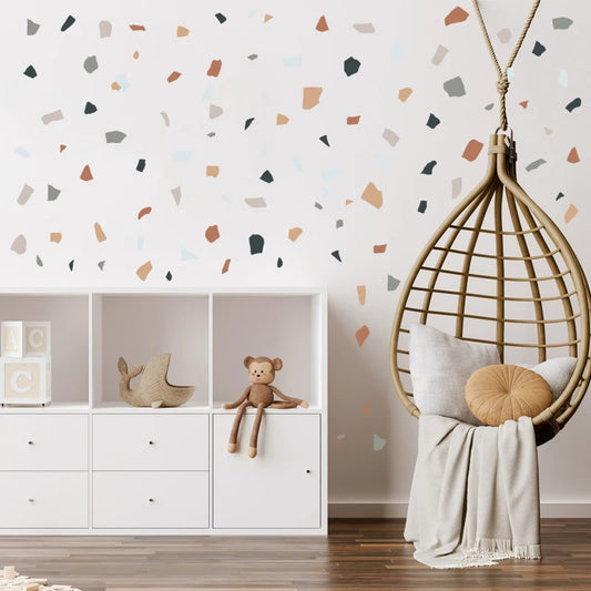 Irregular Terrazzo Wall Decals - Just Kidding Store