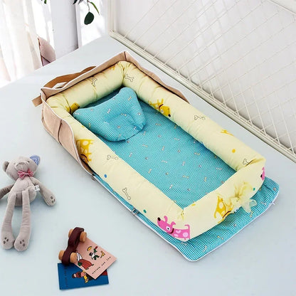 2-in-1 Portable Lounger - Carry Bag Baby Nest - Just Kidding Store