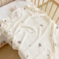 Organic Cotton Waffle Baby Toddler Swaddle Blanket - Just Kidding Store