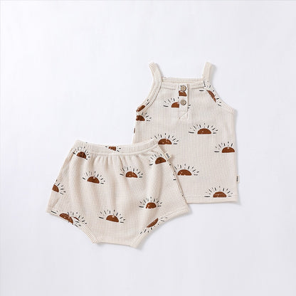 Boho Vibes Summer Baby Infant Childrens Set - Just Kidding Store 