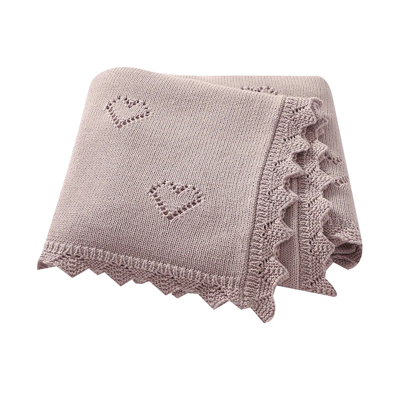 Sweet Hearts Cotton Blanket - Just Kidding Store