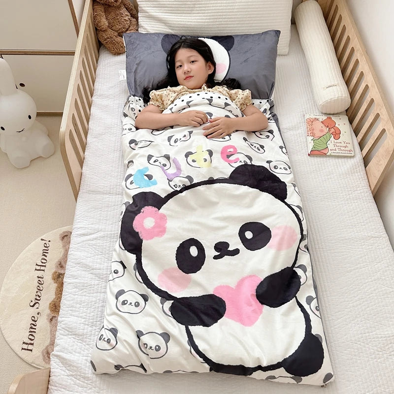 Kids Sleeping Bag With Pillow - Sleeping Envelope - Just Kidding Store