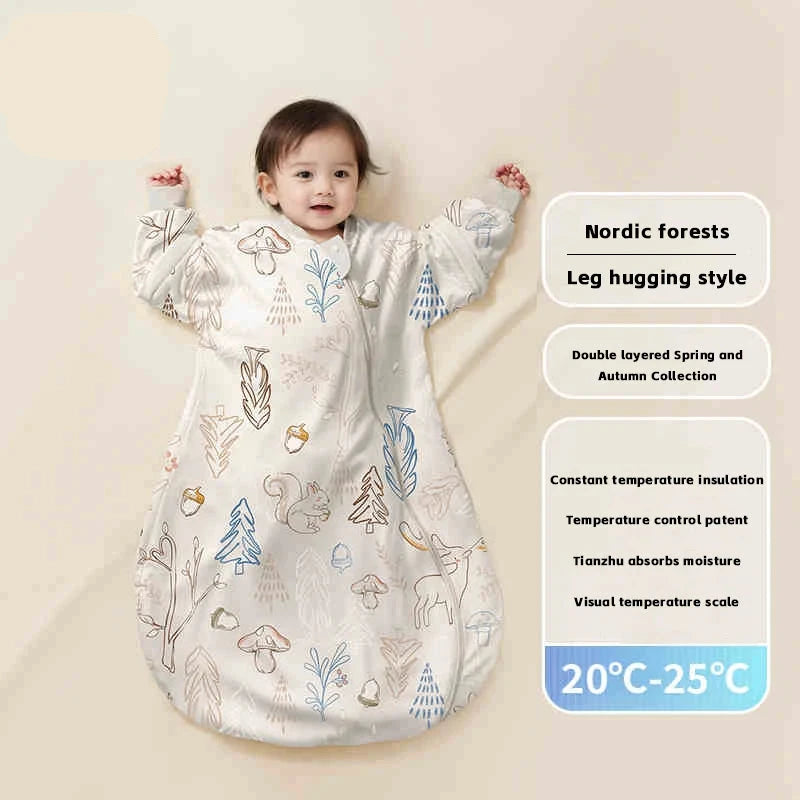 Thermostatic Sleeping Bag - Removable Sleeves Sleep Sack - Just Kidding Store