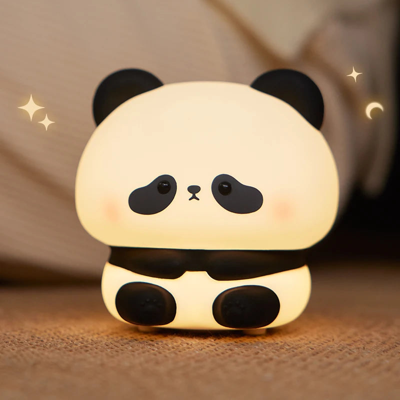 Baby Panda LED Night Light - Tap Control Lamp - Just Kidding Store
