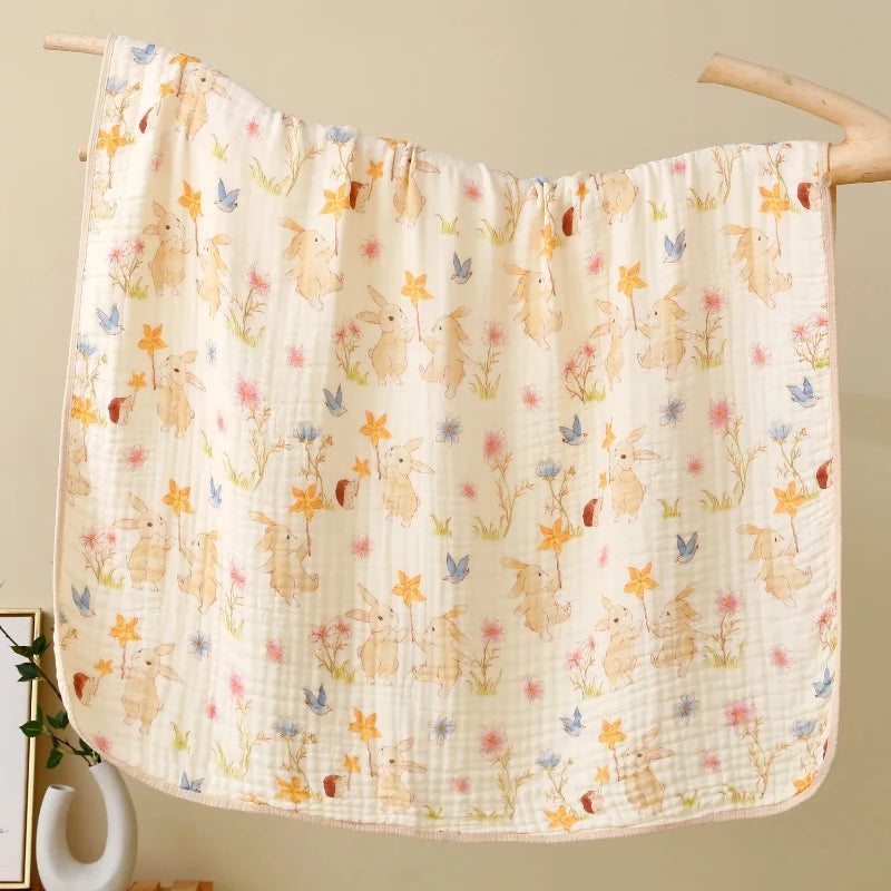 Double Layer Cotton Muslin Blanket - Just Kidding Store