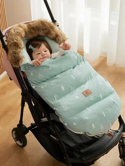 Winter Windproof Footmuff - Universal Pram Sleepsack 0-24M - Just Kidding Store