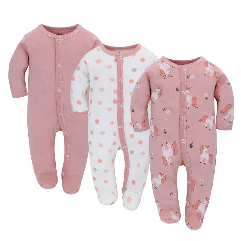 Baby Rompers 3pcs Set - Just Kidding Store