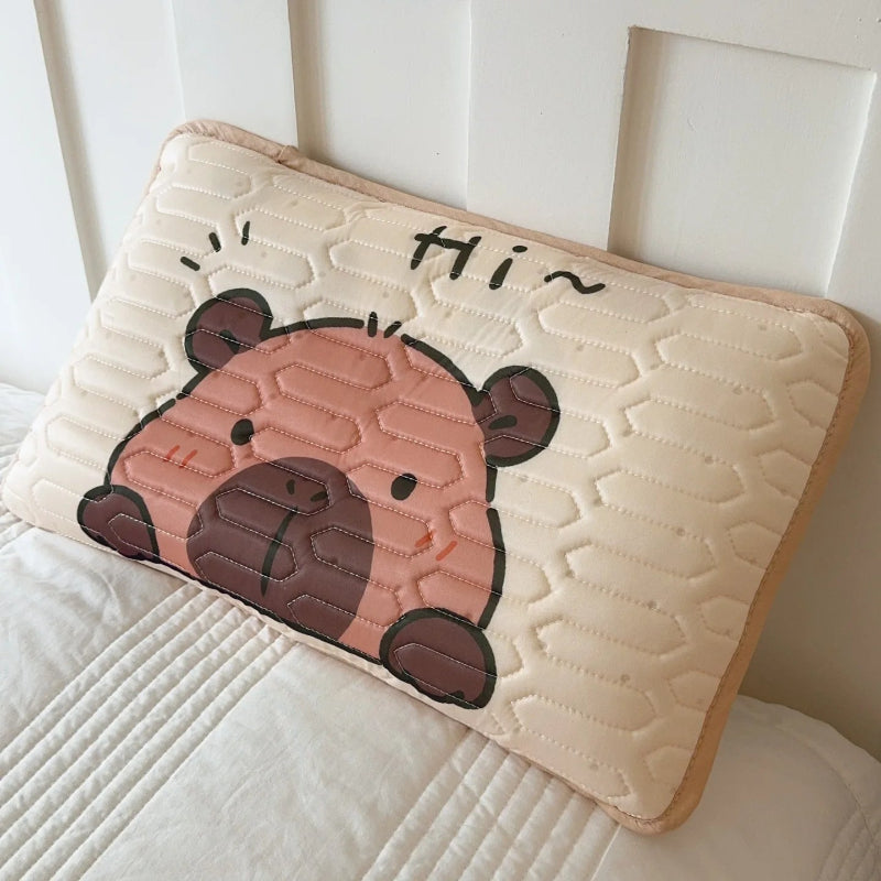 Cool Silk Latex Cartoon Animals Pillowcase - Just Kidding Store