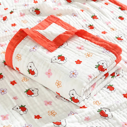 6 Layers Cotton Muslin Blanket - Just Kidding Store