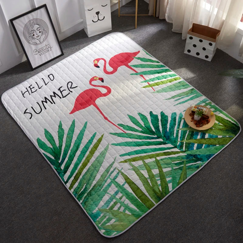 Oversized Quilted Play Mat - Waterproof Anti Skid Carpet - Just Kidding Store