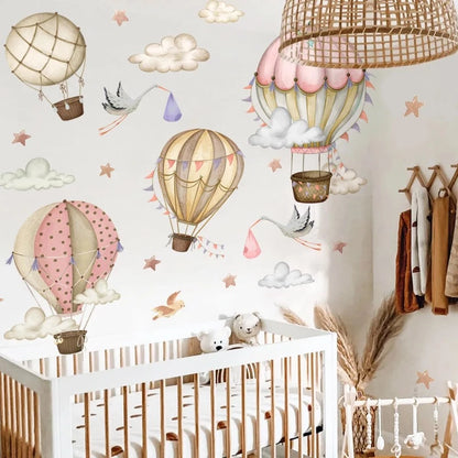 Hot Air Balloon Wall Decal - Just Kidding Store