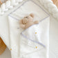 Embroidered Muslin Swaddle -  Baby Blanket - Just Kidding Store