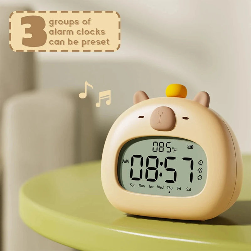 Capybara LED Alarm Clock Night Light - Just Kidding Store