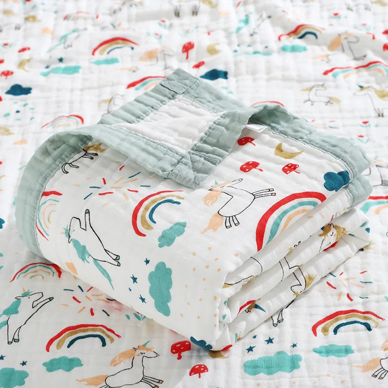 6 Layers Cotton Muslin Blanket