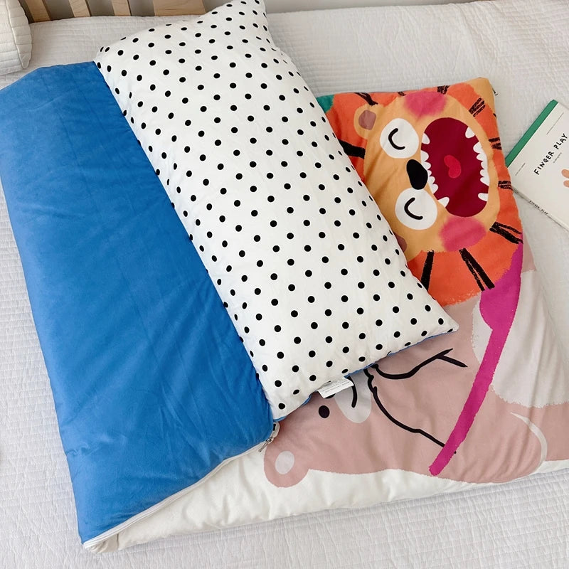 Kids Sleeping Bag With Pillow - Sleeping Envelope - Just Kidding Store