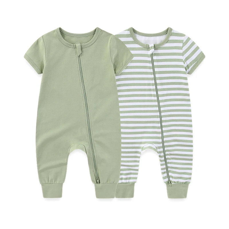 Summer Stripe Romper Set - Just Kidding Store