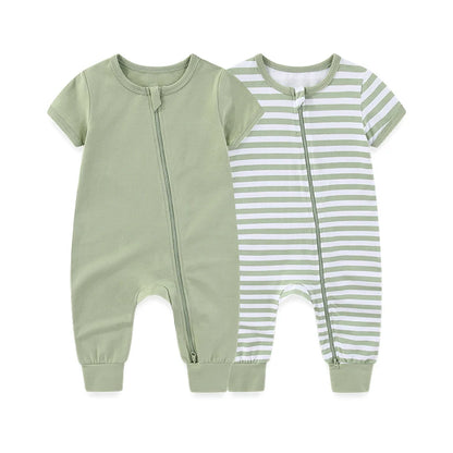 Summer Stripe Romper Set - Just Kidding Store