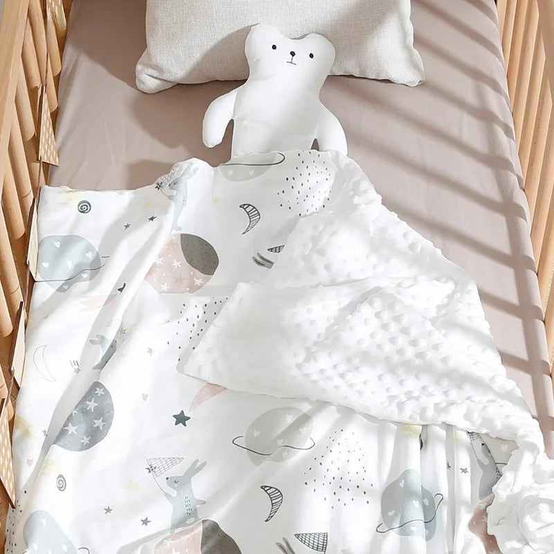 Soft Soothing Baby Nursery Blanket - Lion - Just Kidding Store