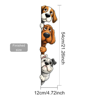 Peeking Dogs Corner Wall Stickers - Just Kidding Store