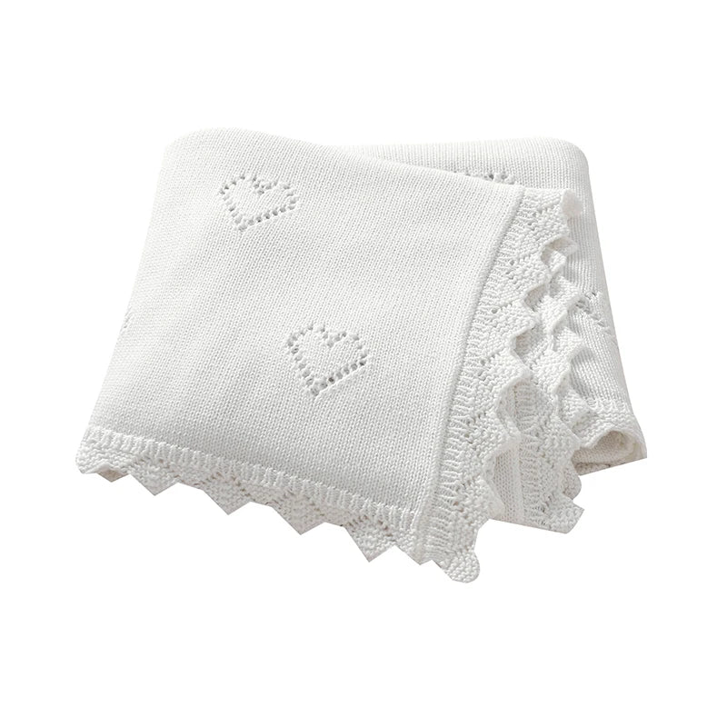 Sweet Hearts Cotton Blanket - Just Kidding Store