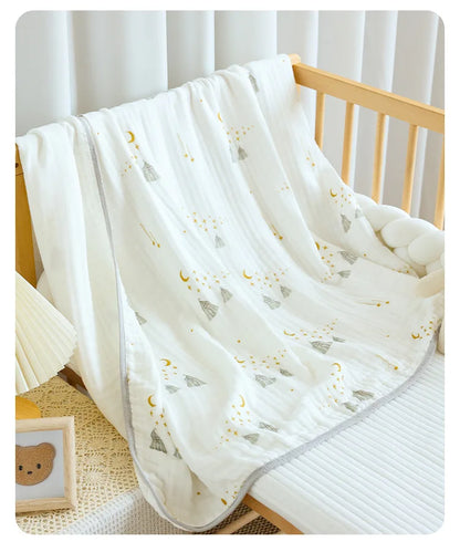 Celestial Dreams 6-Layer Bamboo Cotton Muslin Blanket - Just Kidding Store